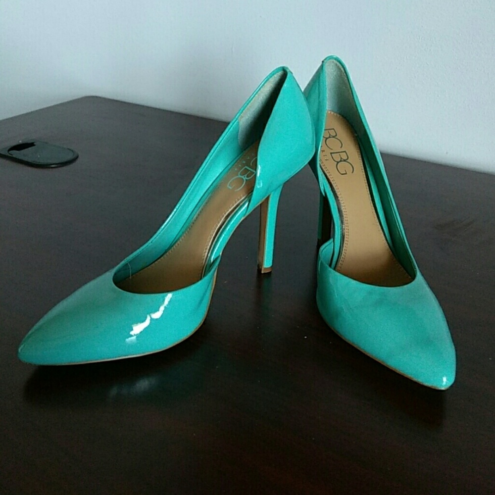 Teal Prom Pumps
