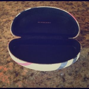 Authentic Burberry hard sunglasses case