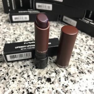 MAC FULL BURNT VIOLET LIPSTICK