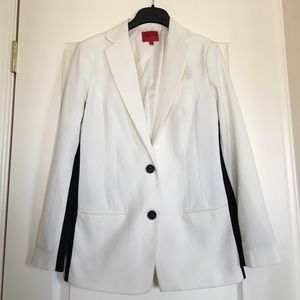 Crepe Two-Tone Blazer