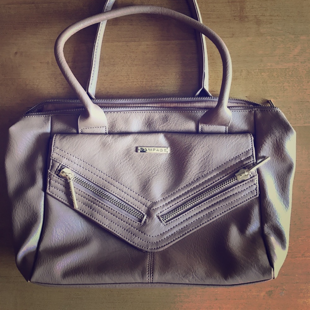 Tan rampage over the shoulder purse