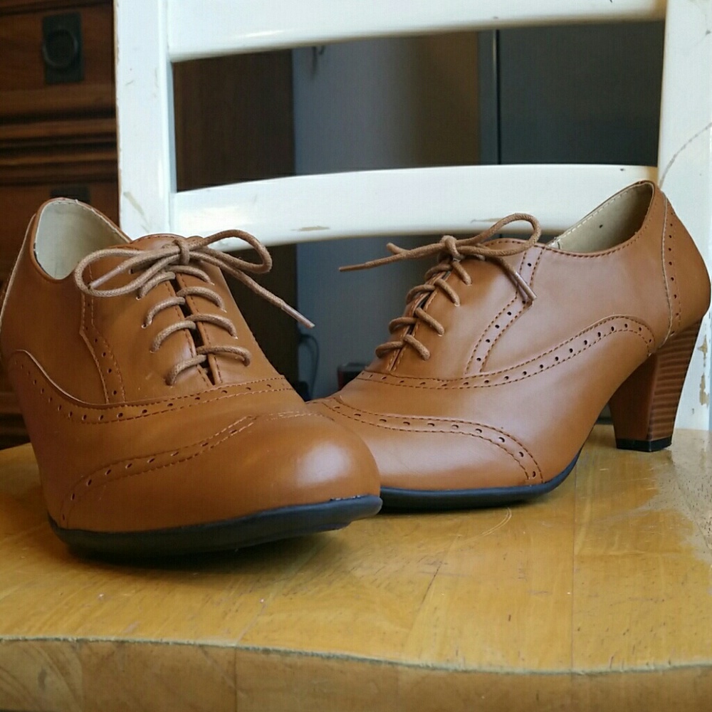 Light Brown Oxford Heels