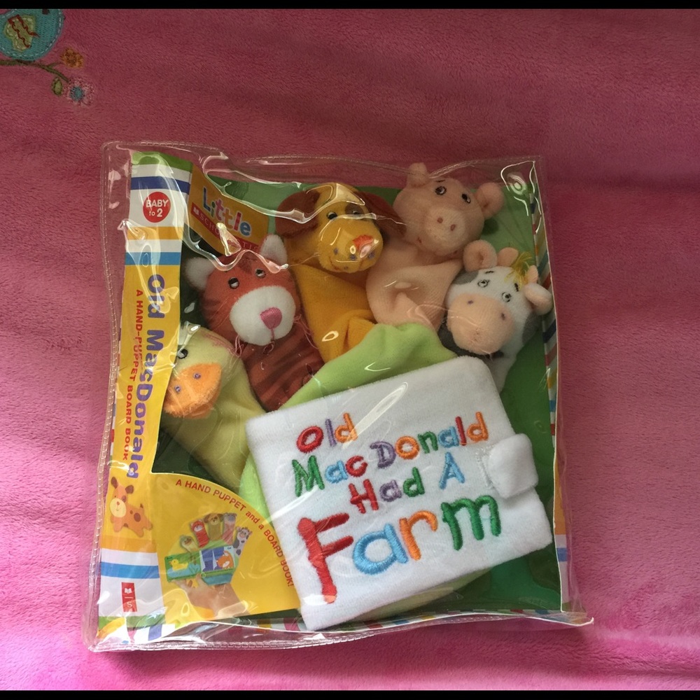 Old McDonald finger puppet