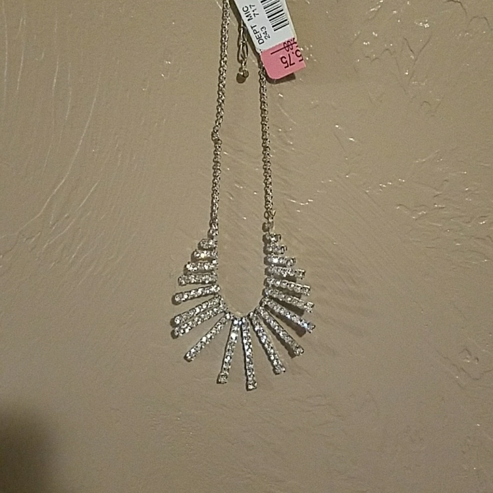 Rhinestone bling necklace