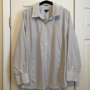 Talbots Perfect Long-Sleeve Button Down Shirt