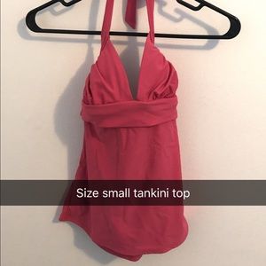Size small coral tankini top