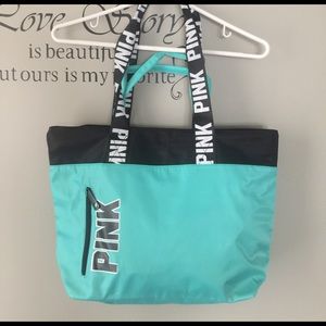 Teal VS PINK tote NEW!