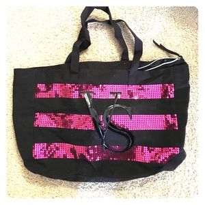 Victoria's Secret tote bag with sequins 🎀