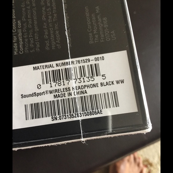 BOSE SOUND-SPORT WIRELESS HEADPHONES - Picture 3 of 4