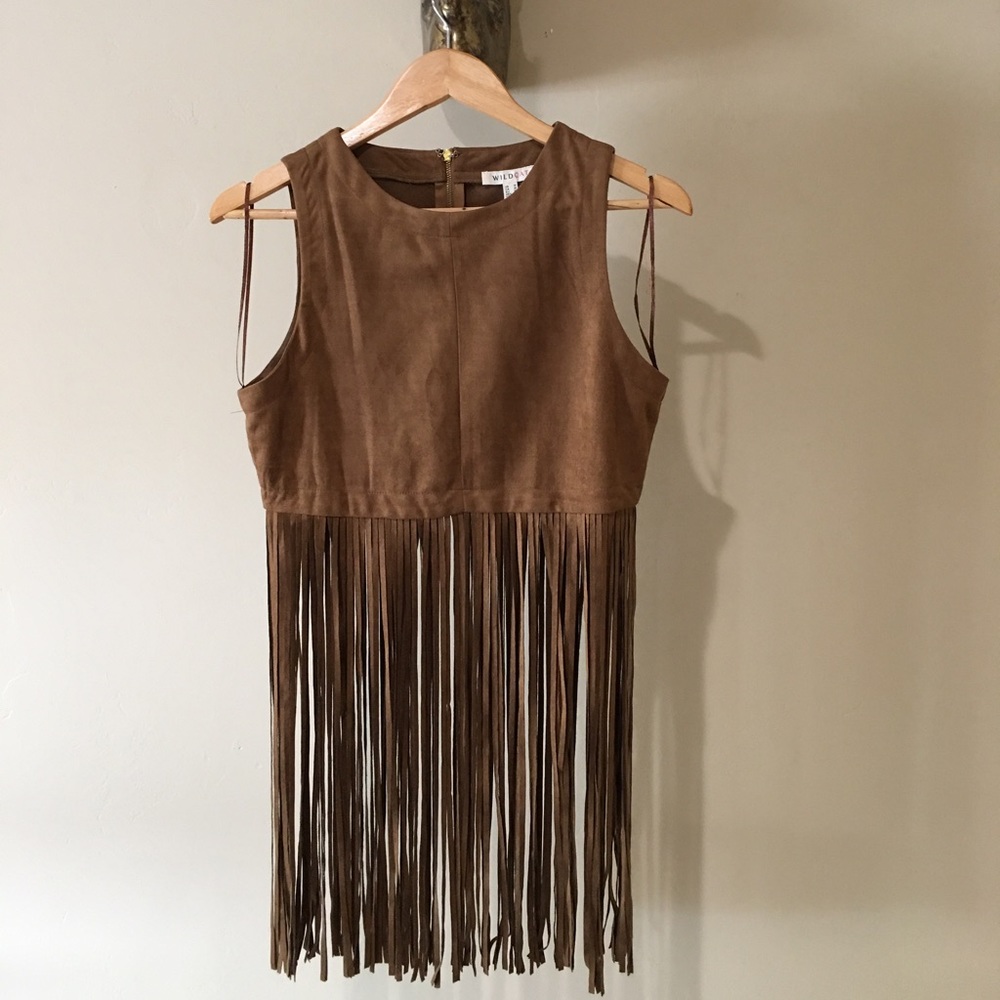 🍦✨Faux suede crop top ✨🍦