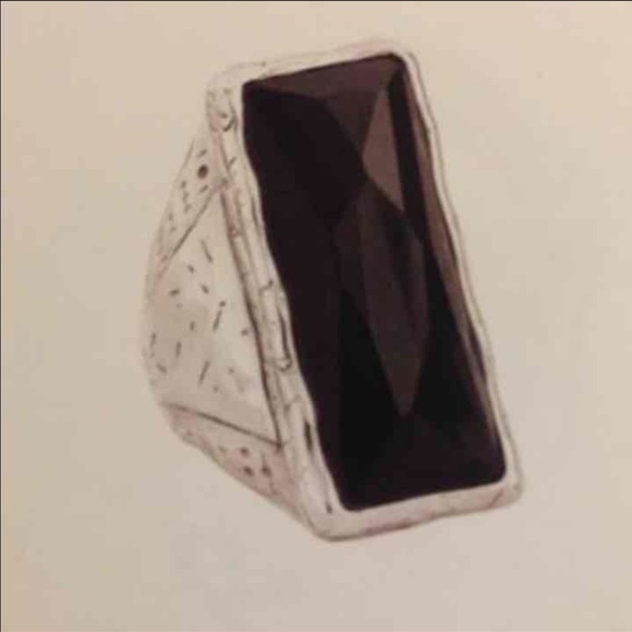 Silpada Jewelry - ONYX SILPADA RING,   Sterling Silver .925 RETIRED