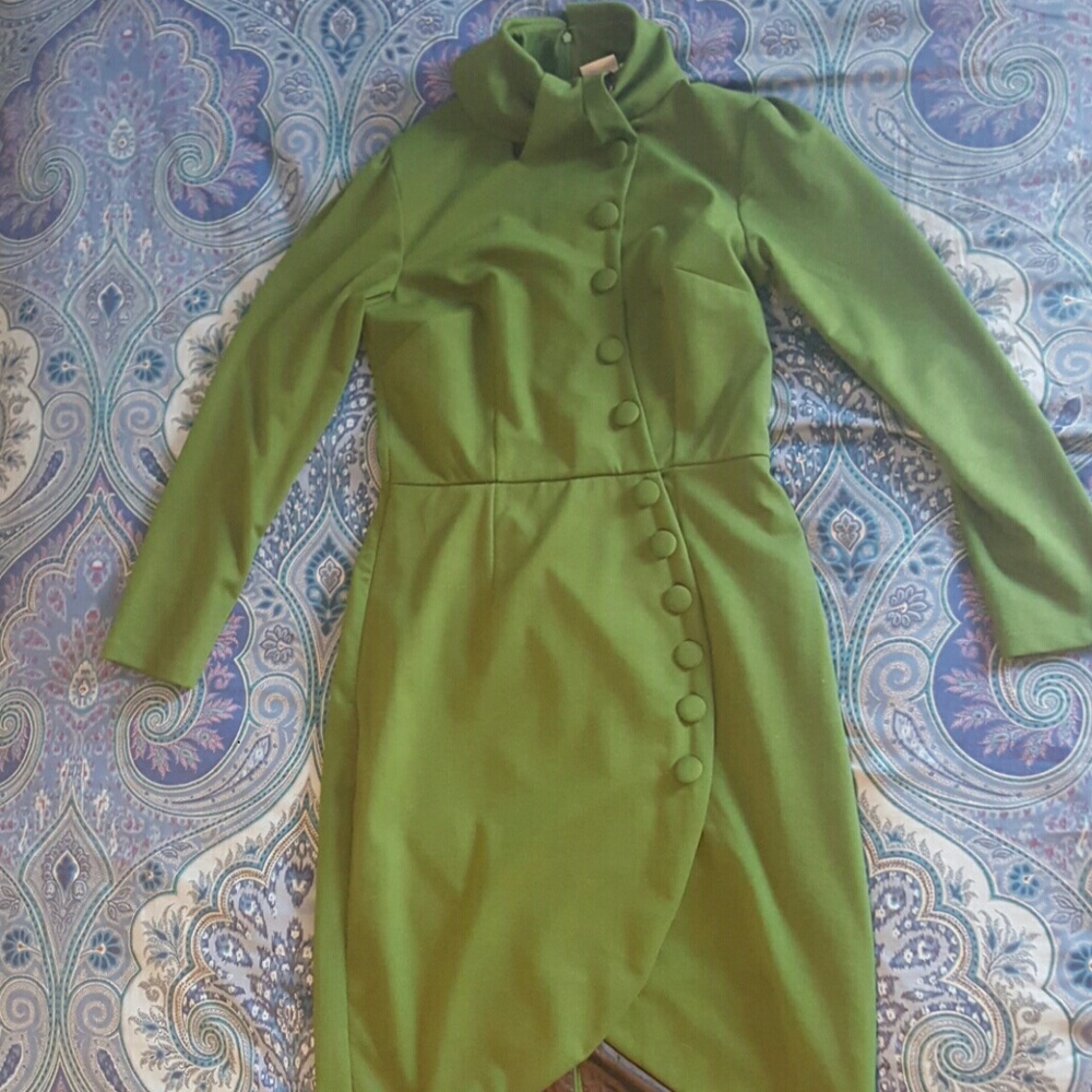 eshakti Green Dress