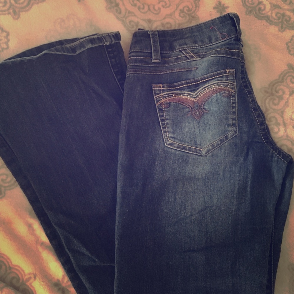 Candie's sz 11 Medium Wash Wide leg jeans