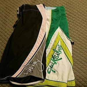 Billabong and Quicksilver board shorts. 2 for $20