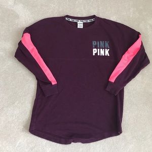 PINK Long sleeve light weight Sweatshirt