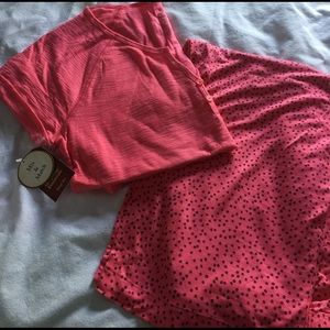 Spring summer pajama set