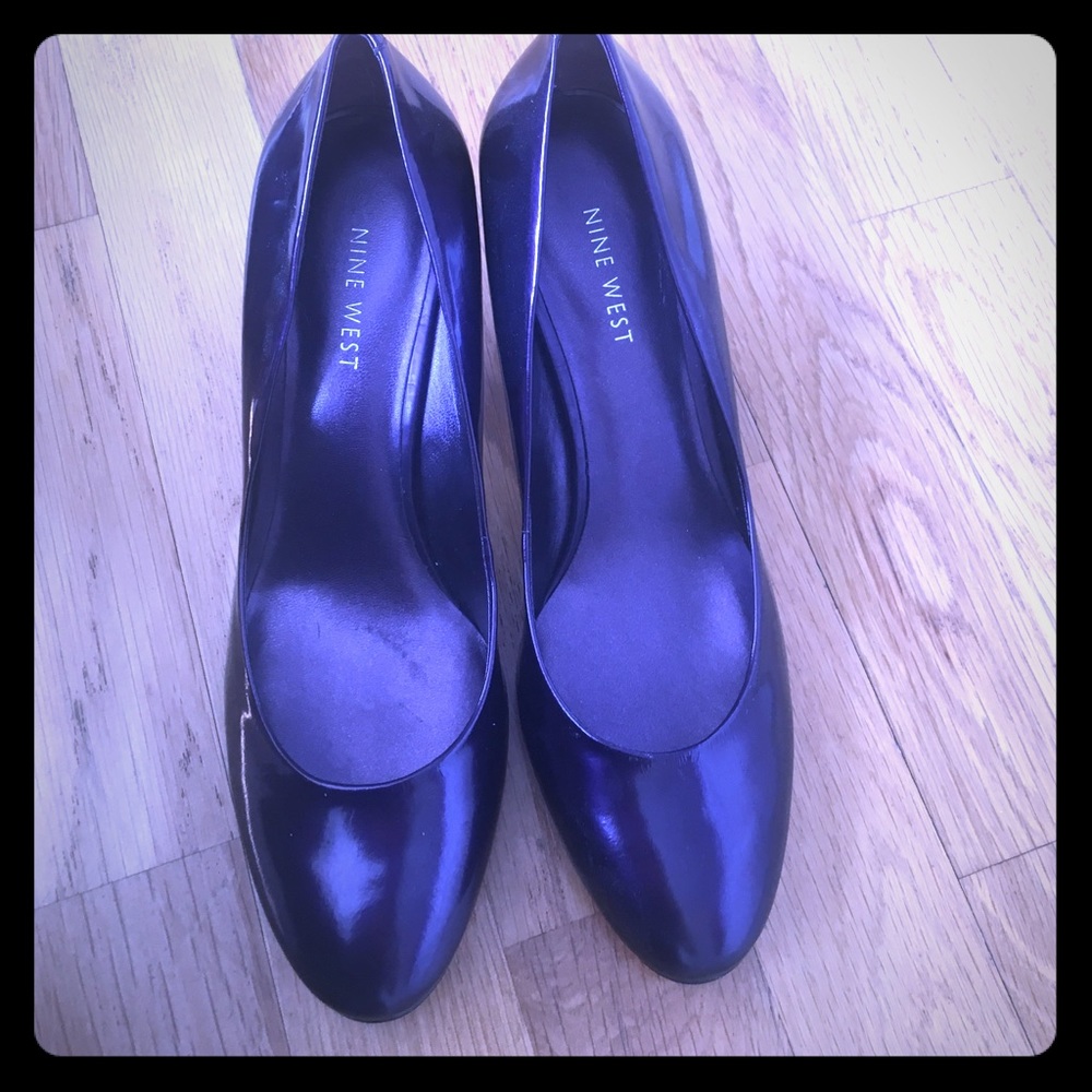 Midnight purple pumps by Nine West