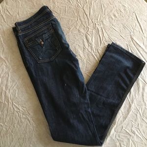 People's Liberation Tanya Skinny Jean (Dark Wash)