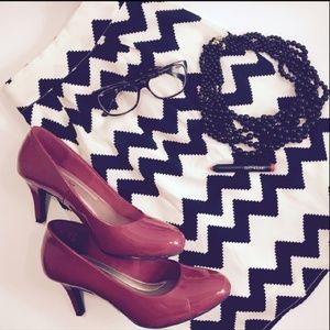 Chevron skirt