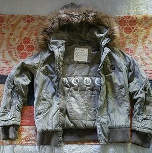 **SALE** G-Star Raw hooded jacket w/faux fur