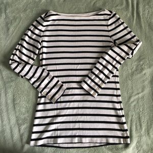 Striped gap long sleeve tee