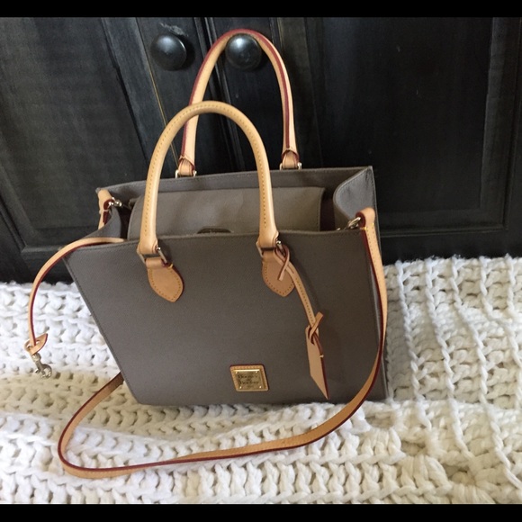 Taupe Dooney & Burke Crossbody - Picture 4 of 4