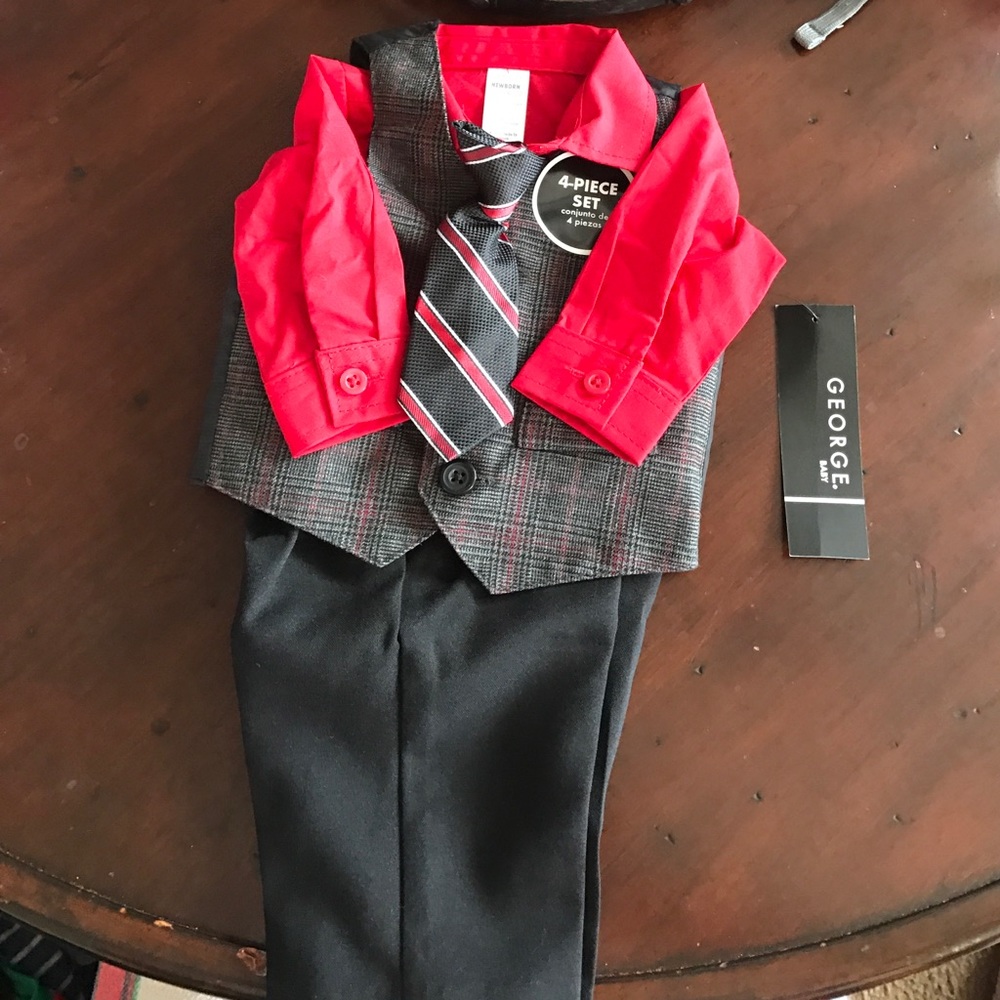 4 piece church suit