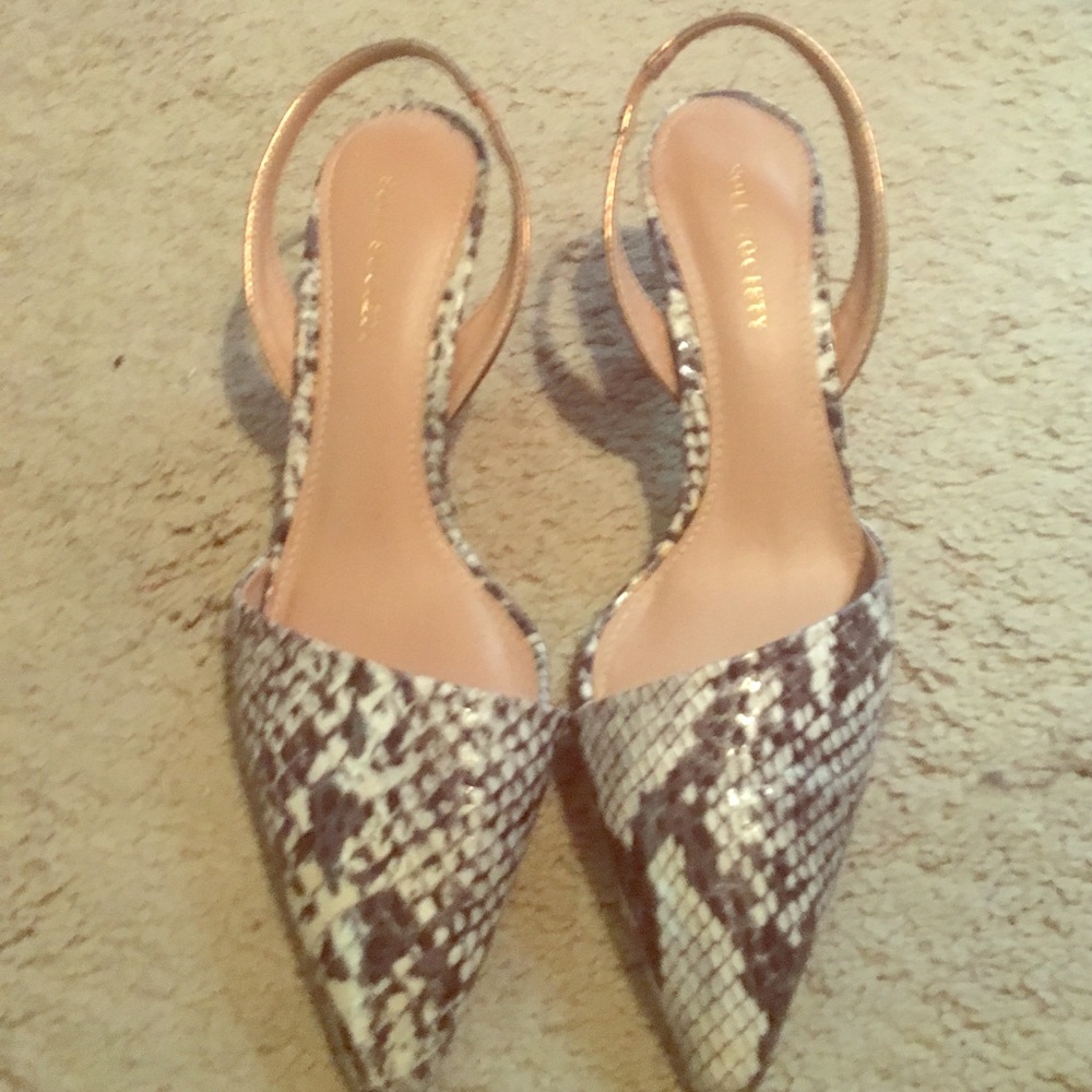 Sole Society Snakeskin Pumps