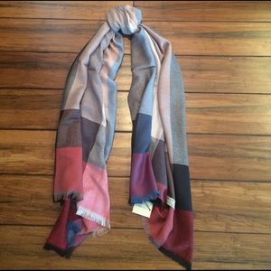 NWT Burberry Oversize Check Scarf/Shawl RARE!