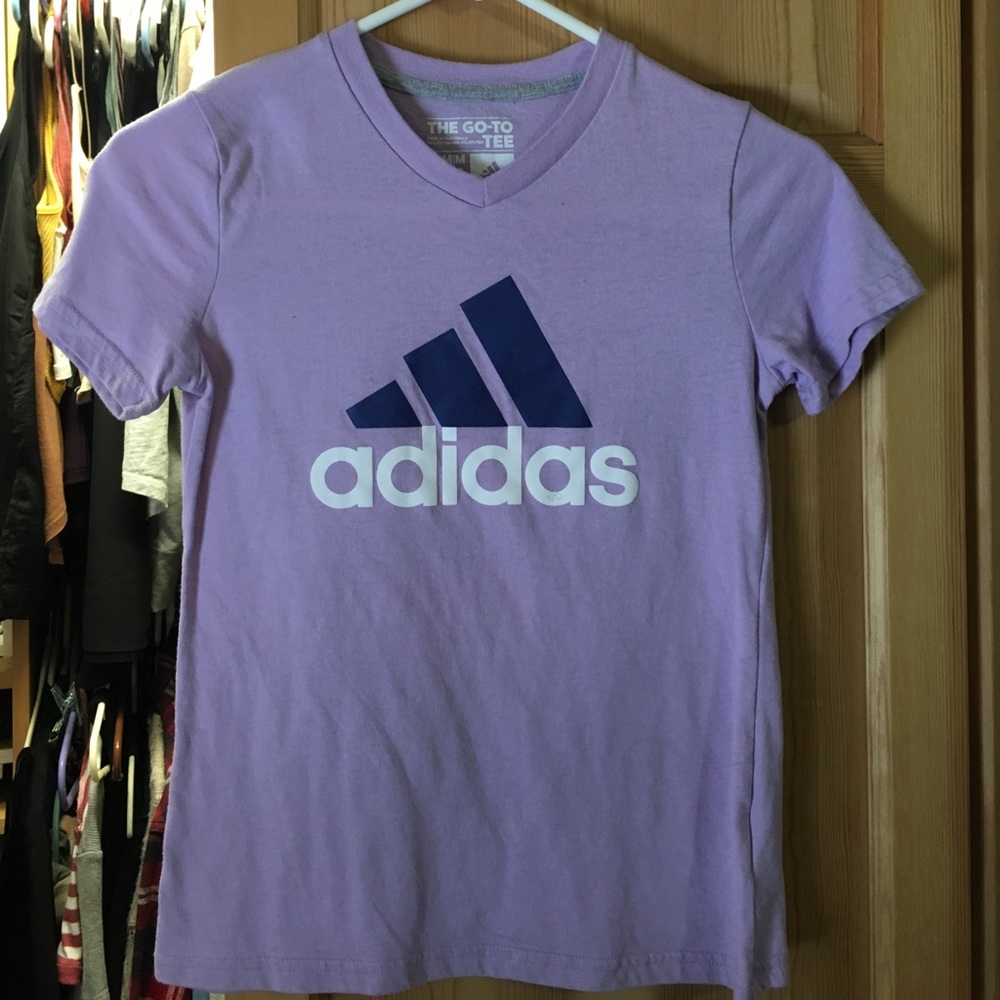 Adidas lilac Tee