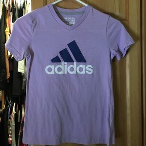 Adidas lilac Tee
