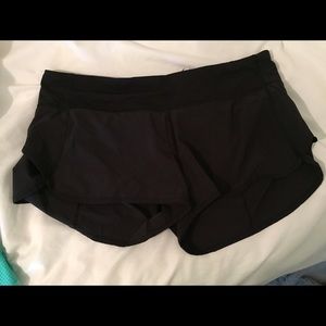 Lululemon speed shorts