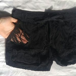 Lace shorts