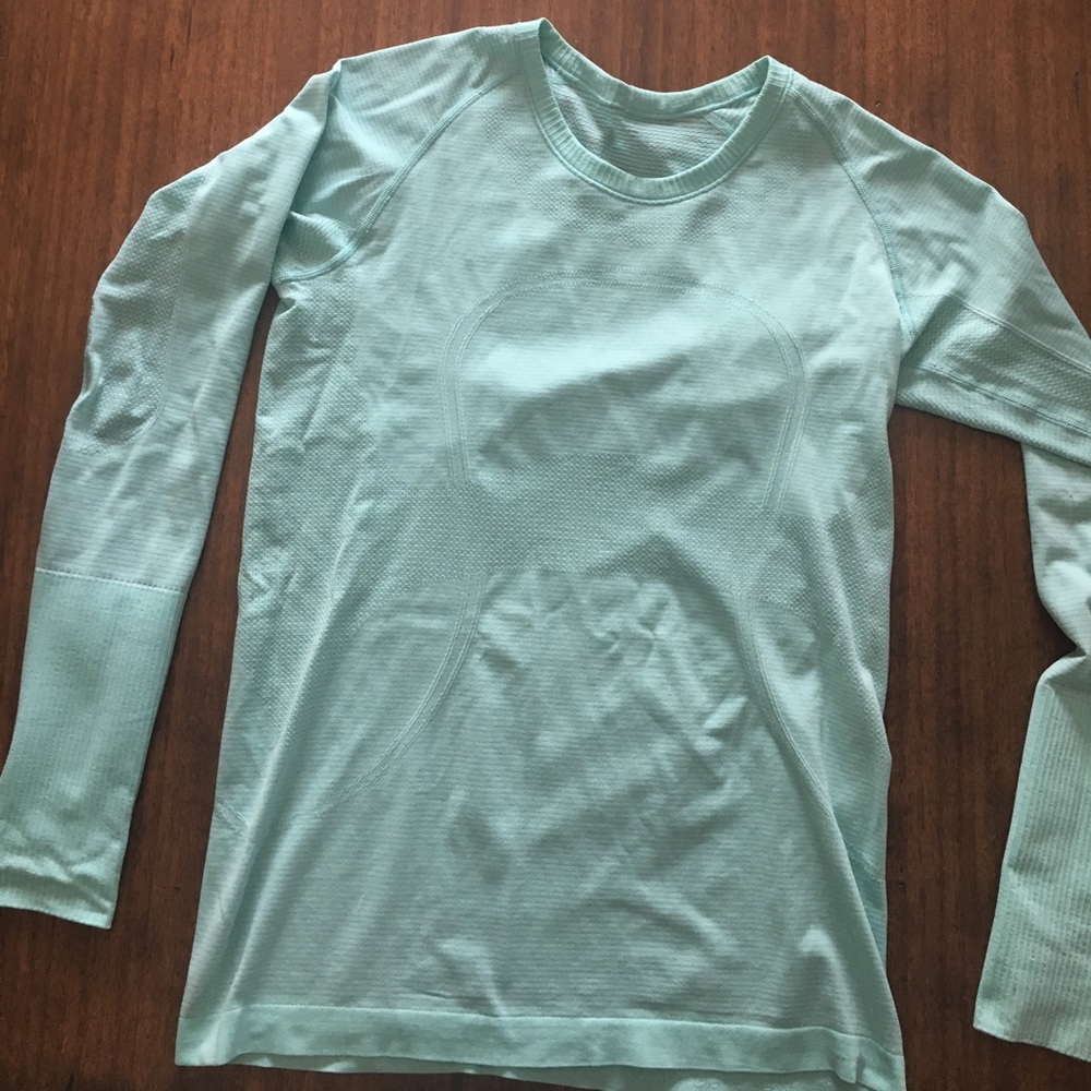 Lulu lemon swiftly long sleeve aqua
