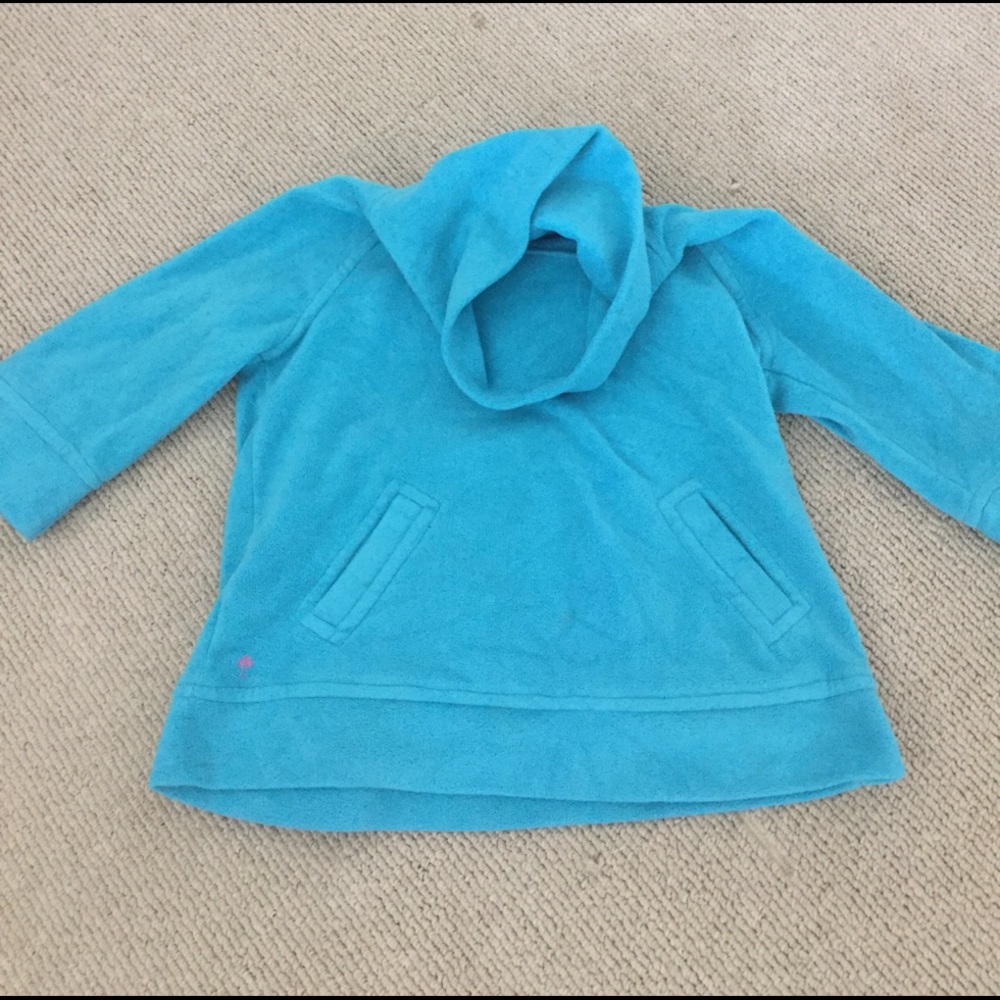 Lilly XS funnel neck fleece 3/4 sleeve - cozy!
