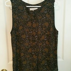 Loft sleeveless blouse NWOT