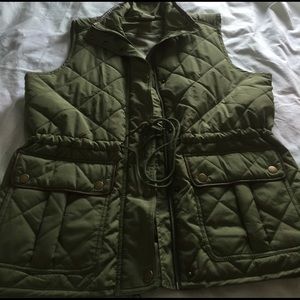 Army green vest