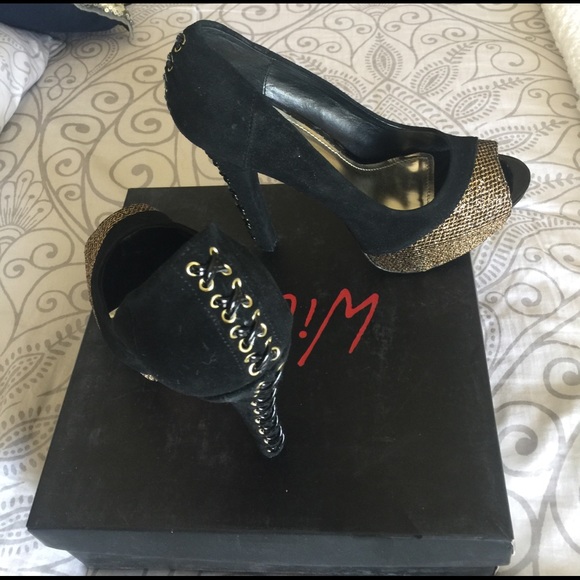 Wild pair open toe heels - Picture 3 of 5