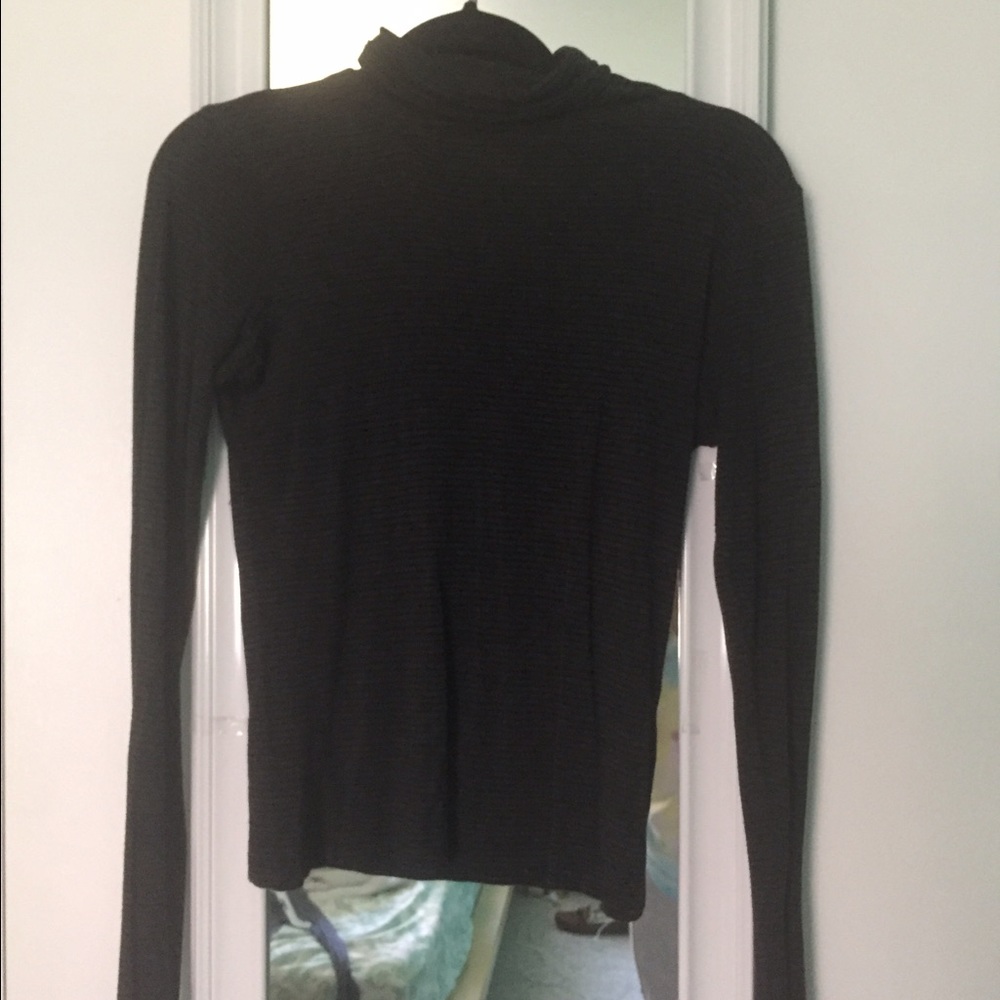 Black turtle neck