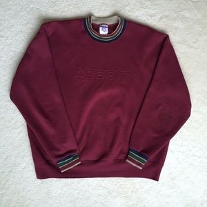 Abbott Maroon Crew Neck