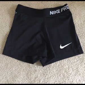 Nike pro spandex shorts