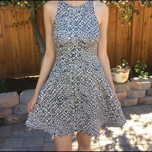 Abercrombie floral flare dress