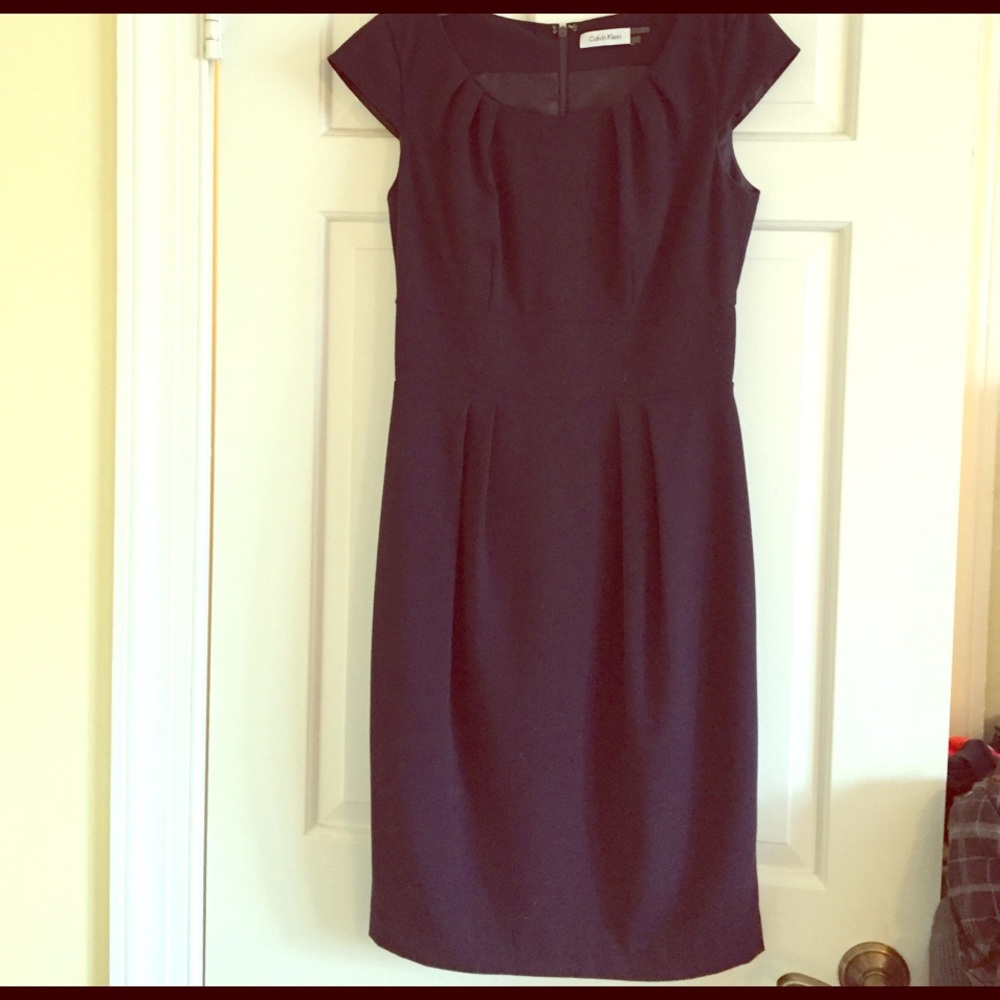Navy Calvin Klein dress