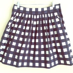 Banana Republic Gingham Full Skirt