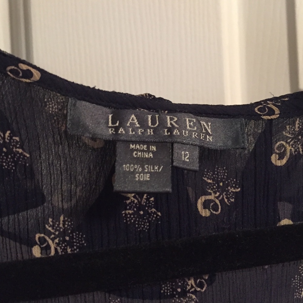 Ralph Lauren Blouse Size 12