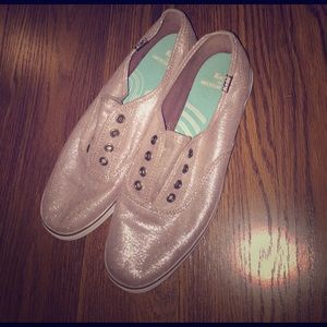 KEDS super light slip on sparkly sneakers