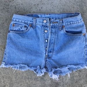 Vintage Levi 501 jean shorts