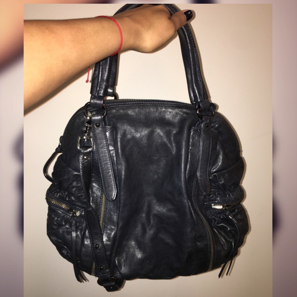 Botkier NEW YORK Satchel in Ink Blue - WORN ONCE!