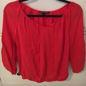 Lace Sleeve Flowy Top