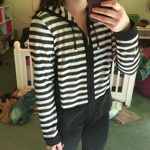 Zip up hoodie by Chicos